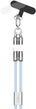 Kabel smyczkowy Ansmann USB Type-C to Lightning 27W 1.2 m Blue (1700-0194)