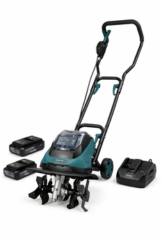 Акумуляторний культиватор Lithium Tiller 40V, 4 фрези, 2АКБ