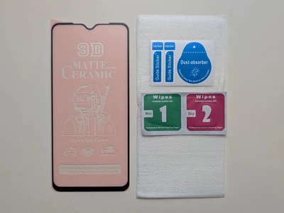 Гибкое матовое защитное стекло Glass Ceramics для Nokia G20 черный