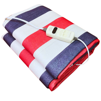 Электропростыня двуспальная Electric Blanket 150х180 см 500г/м 2 режима 130 Вт (две независимые зоны обогрева)