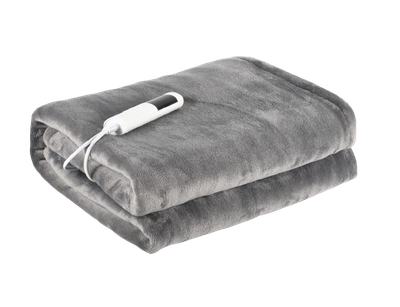 Электроодеяло плед с подогревом двуспальное Electric Blanket 130х180 см, с пультом и таймером 2 режими (от 25 °С до 55 °С)