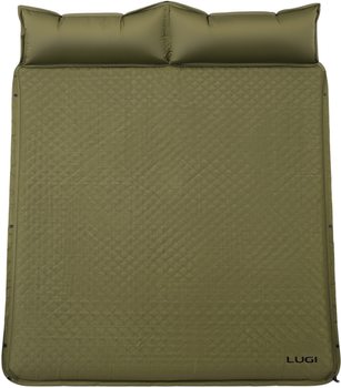 Надувной матрас UFT Camping LU-027GR 190х130 см Зеленый (LGLU-027GR)