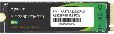 SSD накопичувач Apacer M.2 2280 1TB (AP1TBAS2280P4U-1) (7130180)