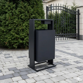 Урна уличная с пепельницей 50 л (SPU0002)