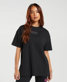 Футболка женская Gymshark 194834 S Черный (2200005144893)