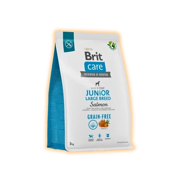 Сухой беззерновой корм Brit Care с лососем для молодых собак крупных пород, 3 кг