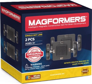 Набір коліс Magformers 2 магнітні осі 2 шт 1250266 (8809134360507)