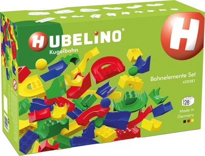 Klocki konstrukcyjne Hubelino Marble Run Track 128 elementów 2580525 (4250331420381)