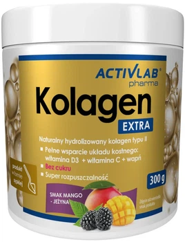 Suplement diety Activlab Kolagen Extra Mango-jeżyna 300 g (5903260900859)