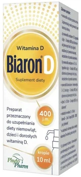 Вітамін D Phytopharm Biaron D 400 у краплях 10 мл (5903473010116)