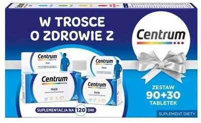 Вітамінно-мінеральний комплекс для чоловіків Haleon Centrum Man 120 таблеток (5901208720033)