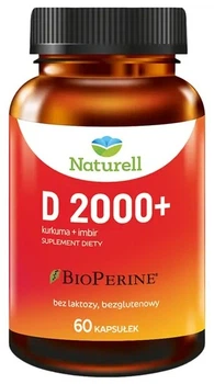 Вітамін D USP Zdrowie 2000+ 60 капсул (5903031287431)