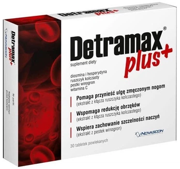 Вітамінно-мінеральний комплекс Novascon Detramax Plus 30 таблеток (5903111982768)