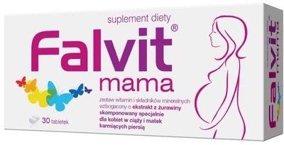 Вітамінно-мінеральний комплекс для вагітних Laboratoire Chauvin Falvit 30 таблеток (5904398319018)