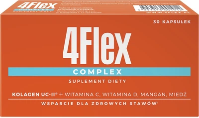 Kompleks na stawy Bausch Health 4Flex Complex 14.3 g 30 kapsułek (5397313001912)