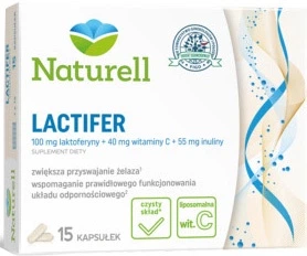 Laktoferyna Naturell Lactifer 15 kapsułek (5903031288674)