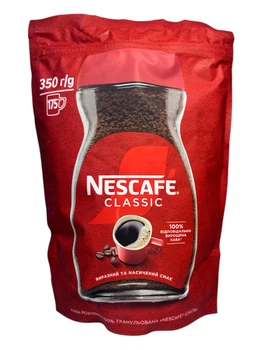Кава Nescafe Classic розчинна гранульована 350 г (52064)