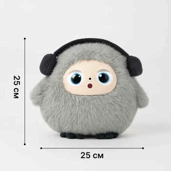 Интерактивная плюшевая умная игрушка BOBO с ИИ, голосом и LED глазами 22х25см
