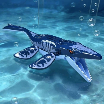 Конструктор великий динозавр Мозазавр Jurassic World Mosasaurus Світ юрського періоду Відродження 32 см