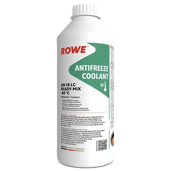 Антифриз готовий Rowe Hightec Antifreeze Coolant AN 18 LC READY-MIX -40°C (зелений) (1,5л.)