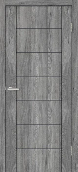 Дверне полотно MS DOORS VERMONT 80х200 см Горіх сірий Глухо (146773)