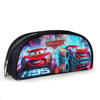 Пенал шкільний No Brand Тачки Молния МакКвін 23x10x8 см Чорний (3936)