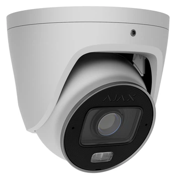 Дротова IP-камера Ajax TurretCam HLVF 8 Mp white