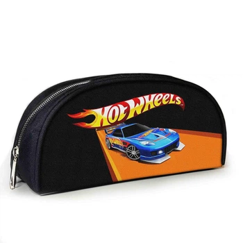 Пенал шкільний No Brand Hot Wheels 23x10x8 см Чорний (3960)