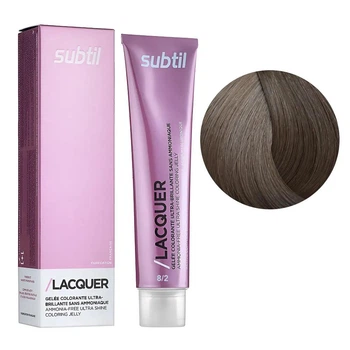 Безаміачна гелева фарба Subtil для волосся Lacquer 8.2 Світлий блондин перламутровий 60 мл
