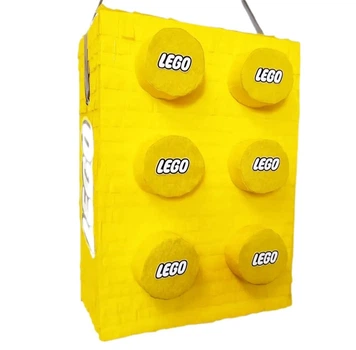 Піньята Лего Lego жовта 50см