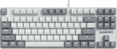 Клавіатура GamePro Genesis Metallic MK110W Red Switches White