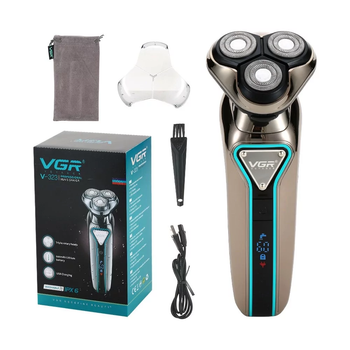 Электробритва мужская VGR V-323 USB 5 Вт Серый