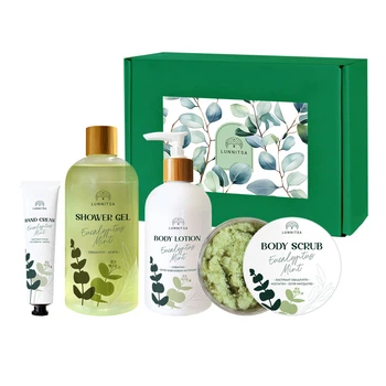 Набор подарочный Eucalyptus&Mint для тела Lunnitsa
