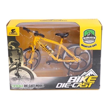 Фингербайк Bike Die-Cast пальчиковый велосипед 2022_Yellow