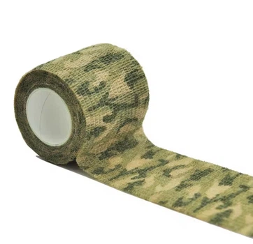 Маскувальна камуфляжна стрічка ширина 2.5 см довжина 4.5 метра Grass camouflage