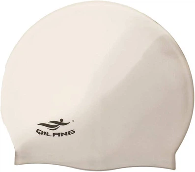 Силиконовая шапочка для плавания QILANG White