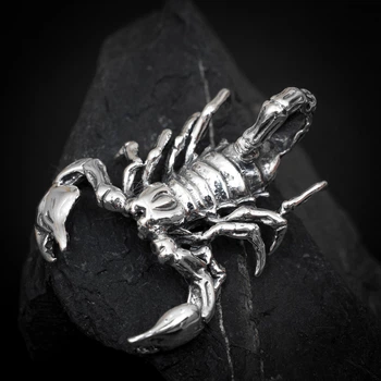 Серебрянный подвес Скорпион 925 пробы