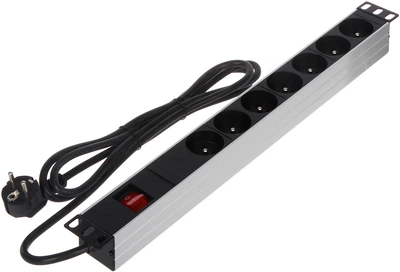 Listwa zasilająca Delta do szafy RACK 19" 2 m, 7 gniazd (PD-7/RACK)