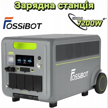 Портативна зарядна станція Fossibot F7200 7200W 5222Wh, LiFePo4