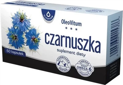 Дієтична добавка Oleofarm Чорний кмин 60 капсул (5904960015386)