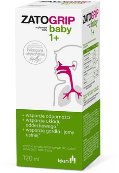 Дієтична добавка Lekam Zatogrip baby 1+ 120 мл (5906720537657)