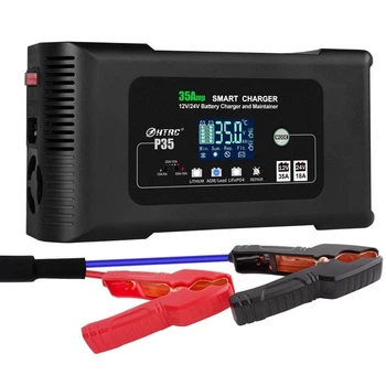 Зарядний пристрій HTRC P35 12V/24V на 35A/20A/10A для літієвих, гелевих, AGM, кислотних, LiFePO4 акумуляторів Функція відновлення