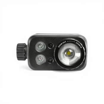 Налобний акумуляторний ліхтар VIDEX VLF-H046Z 500Lm, Li-Pol 1200mAh, USB-C, IP65 – сенсорний світлодіодний ліхтар з білим, червоним і зеленим світлом