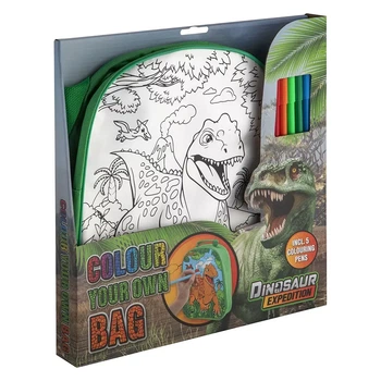 Рюкзак-розмальовка з фломастерами Moxy Dinosaur Expedition (990192)