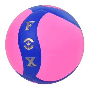 Мяч волейбольный FOX Soft Touch MS 3957 неоновый №5 с микрофиброй бесшовный 260-280г розовый