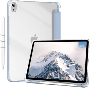 Чохол для планшета BeCover Soft Edge для Apple iPad Air 11" M4 2026 з кріпленням для стилуса Apple Pencil Light Blue (BC_715265)