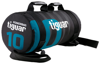 Болгарский тренировочный мешок Tiguar 10 кг Черно-голубой TI-PB010V3 (5902860492764)