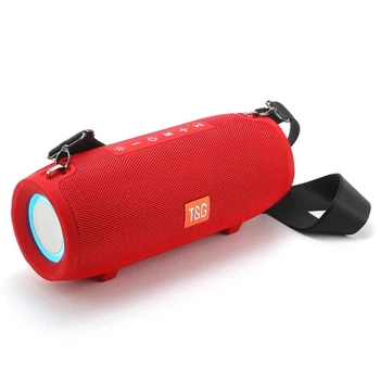 Колонка портативная Bluetooth T&G TG534 red красная
