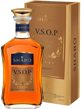 Бренді Shabo V.S.O.P. п’ять зірок 0.5 л 40% в подарунковій упаковці (4820254574272)
