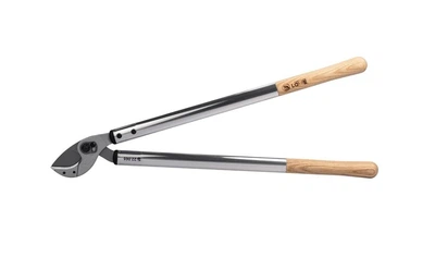 Сучкорез (веткорез) с наковальней LOWE Natural Series N22.065, 65 см, срез 45 мм, деревянные ручки из ясеня
